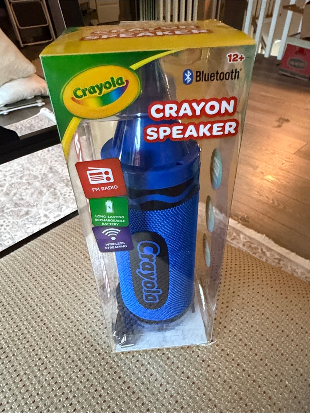 Crayola Blue Bluetooth Crayon Speaker Portable Wireless